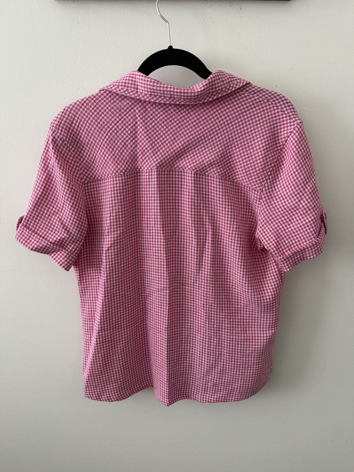 Other Drapers & Damon Pink Plaid Button Up Women’s Small Size S / US 4 / IT 40 - 2 Thumbnail