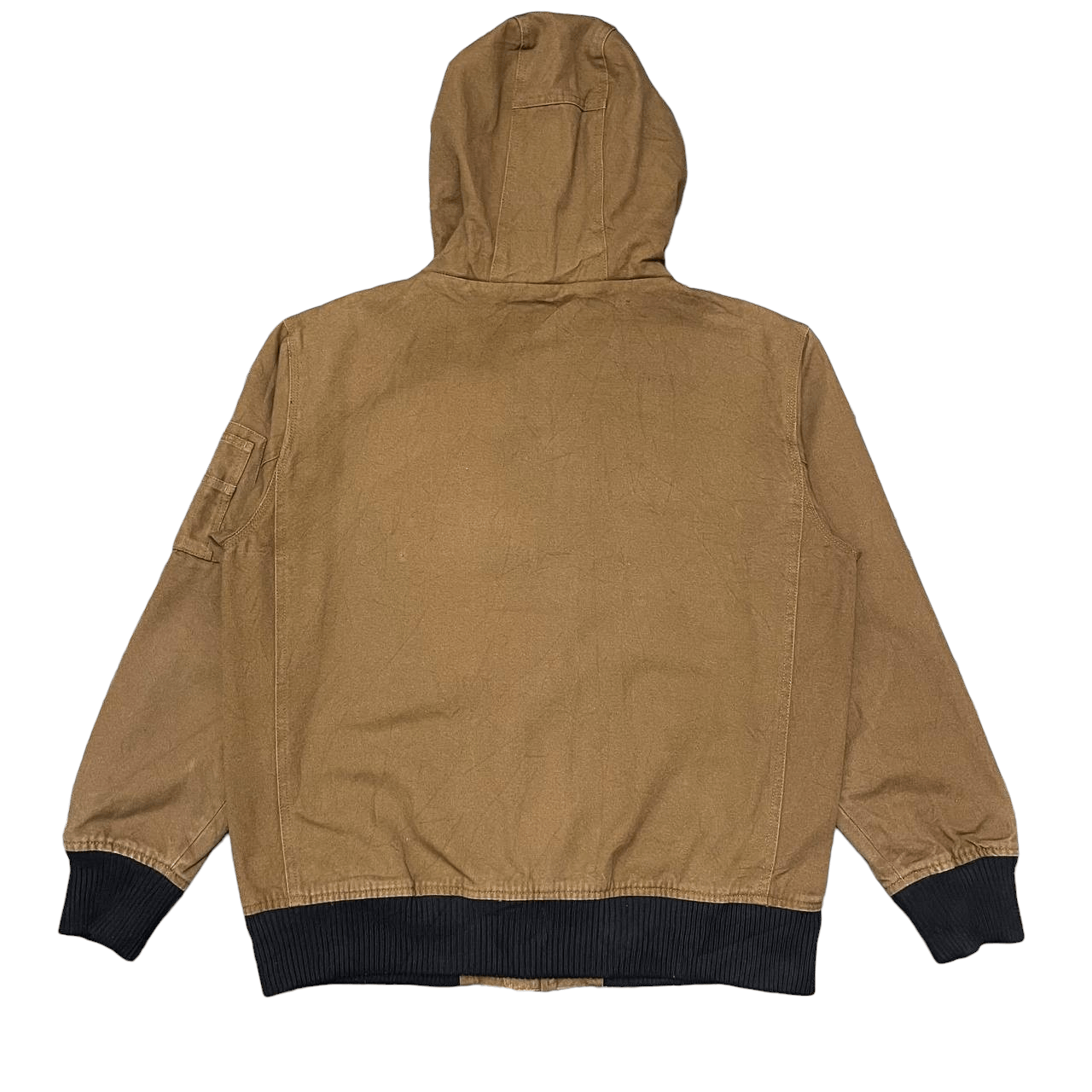 Japanese Brand Vintage Ill's Canvas Hooded Jacket Camo Linning Size US XL / EU 56 / 4 - 12 Thumbnail