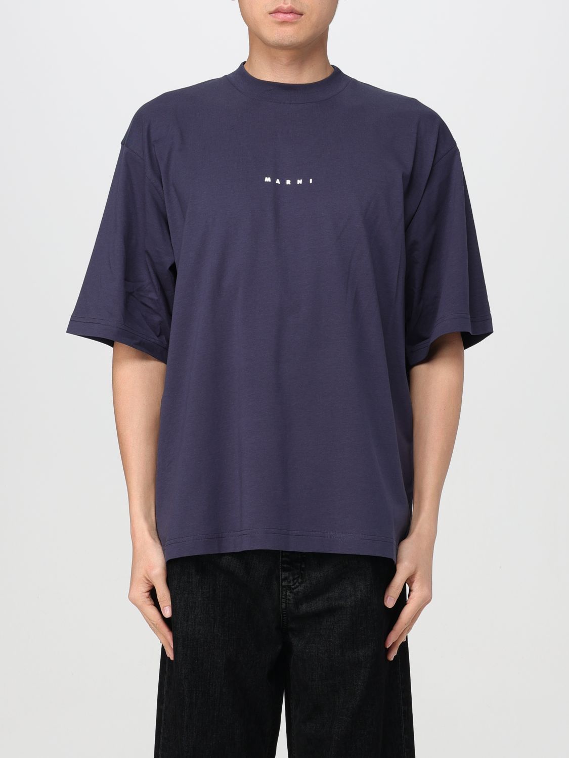 image of Marni T-Shirt Men Blue (Size 2XL)