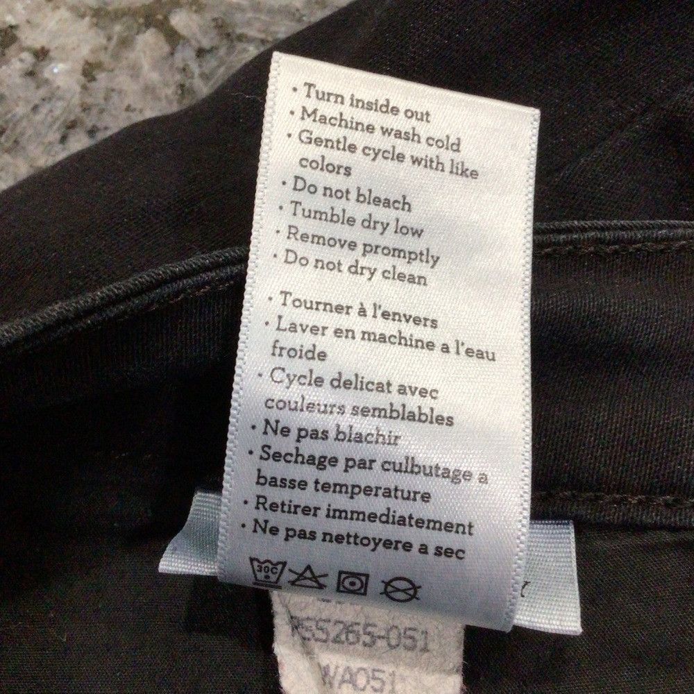 Paige PAIGE Peg Super Skinny Black Jeans - Size 31 Size 31" - 4 Thumbnail