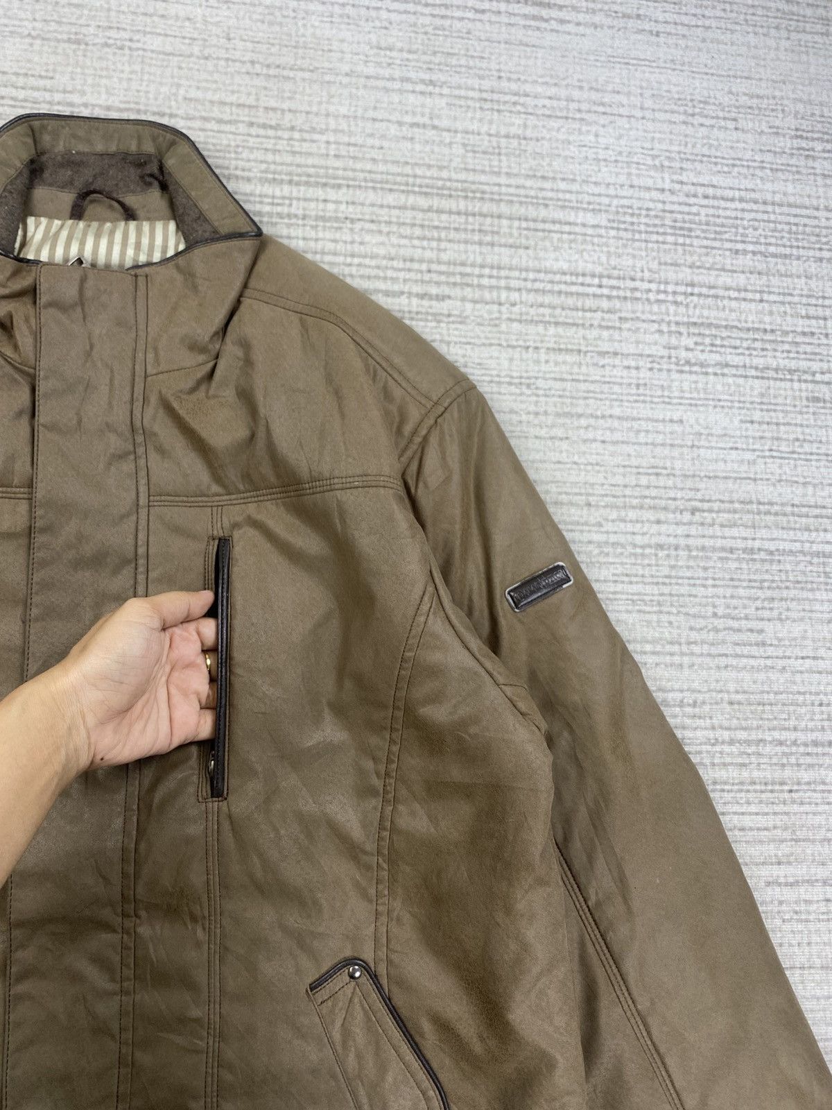 ALAIN DELON × Japanese Brand Vintage Alain Delon Synthetic Leather Jacket Size US M / EU 48-50 / 2 - 9 Thumbnail