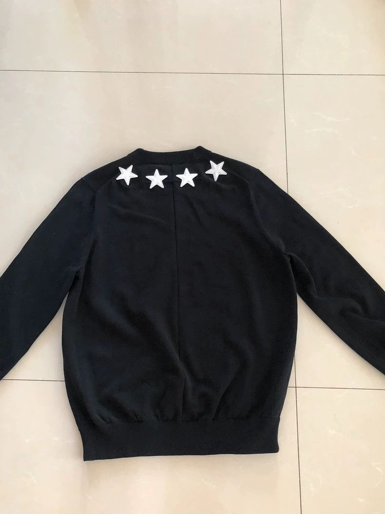 Givenchy Givenchy Classic Black Five-Pointed Star Knit Sweater Size US XL / EU 56 / 4 - 9 Thumbnail