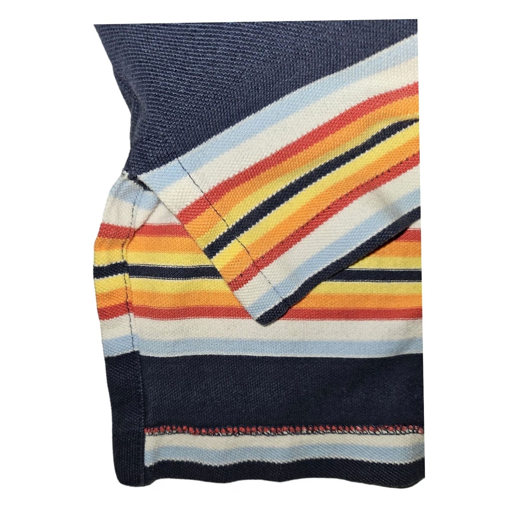 Polo Ralph Lauren VINTAGE Polo Ralph Lauren Polo Shirt XL Men Striped Blue Short Sleeve 90s Classic Logo Embroidered Polo Shirt Size US XL / EU 56 / 4 - 6 Thumbnail