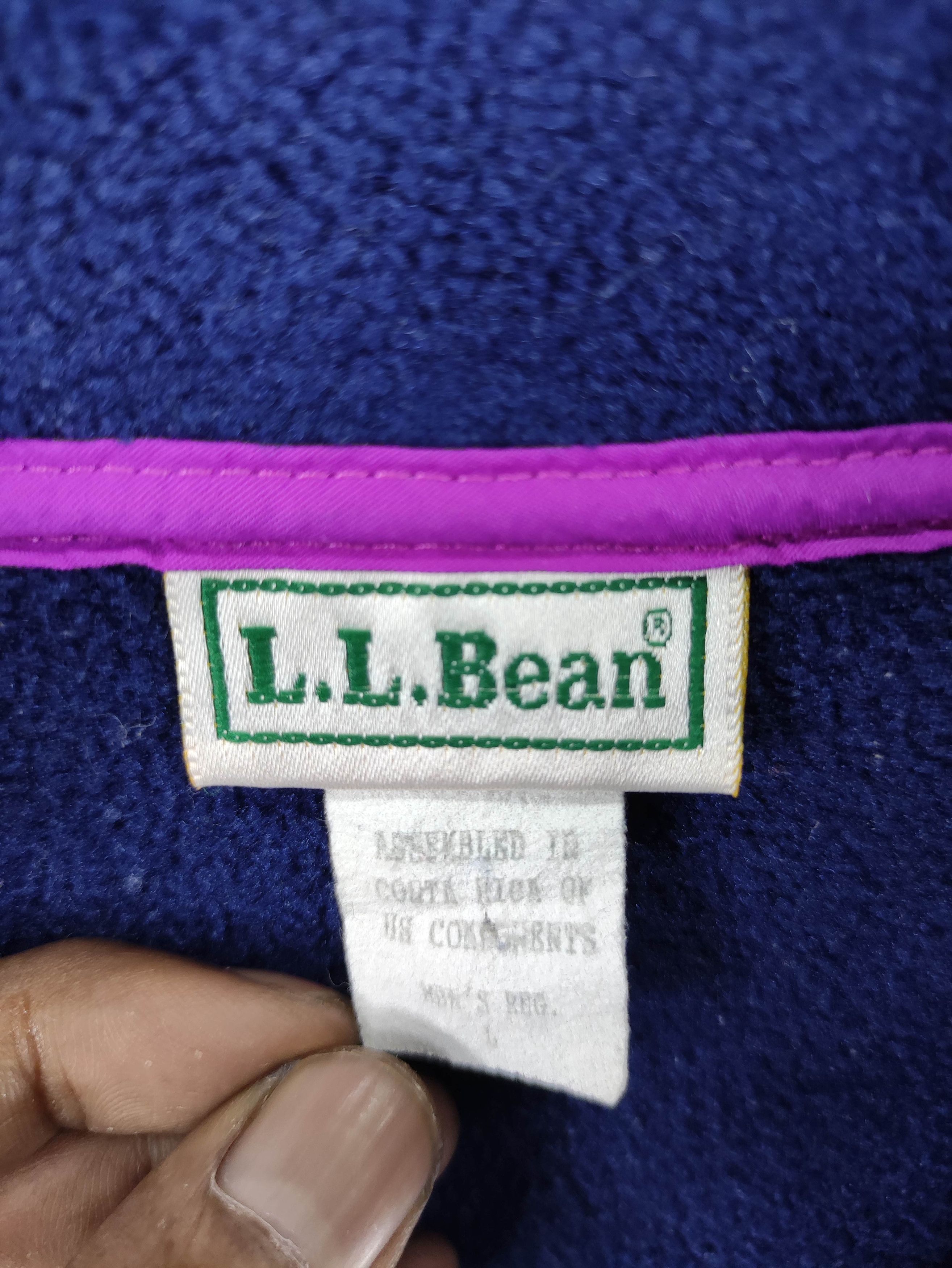 L.L. Bean Vintage L.L. Bean Fleece Sweater Half Snap Button Size US L / EU 52-54 / 3 - 2 Thumbnail