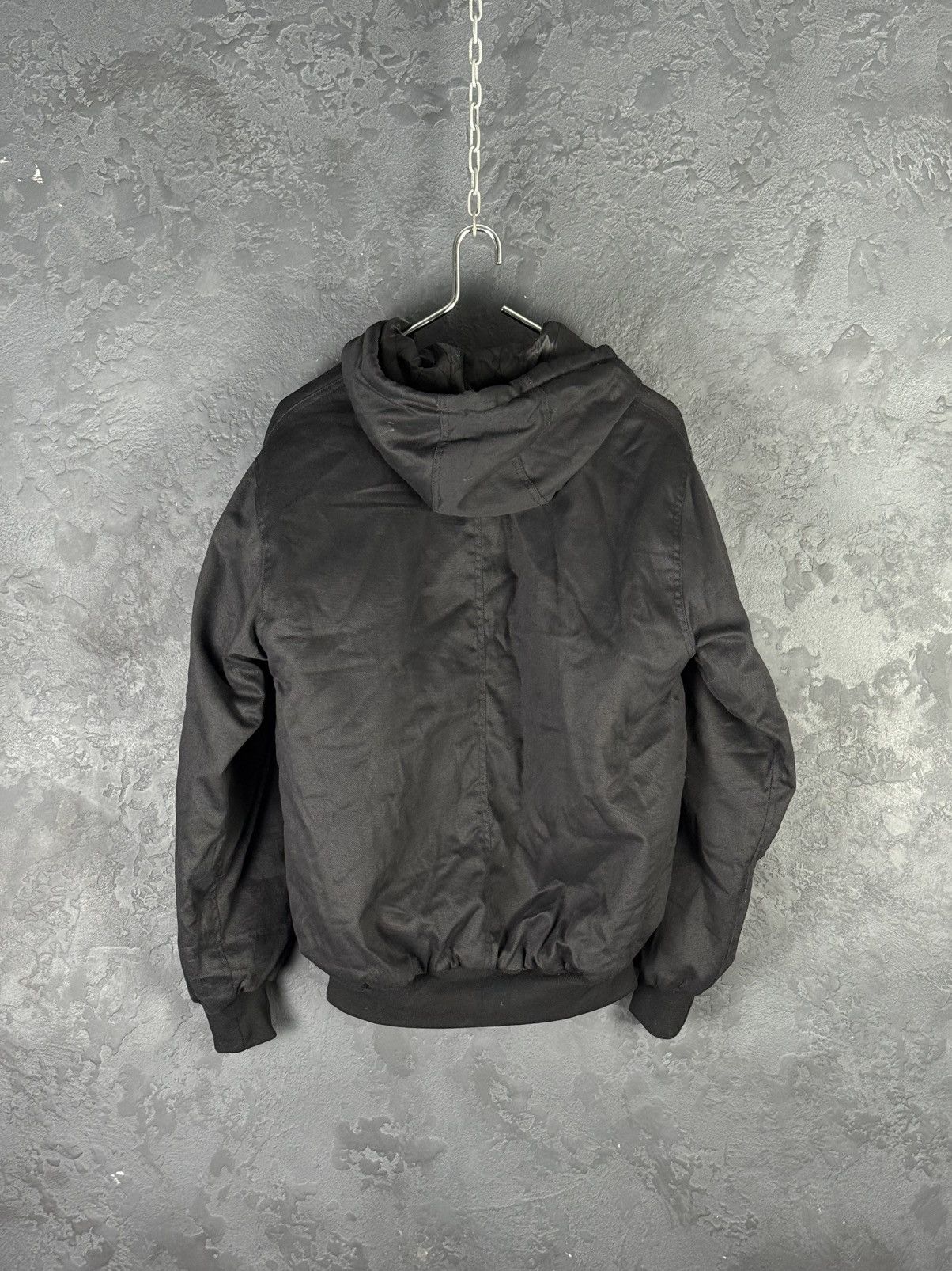 Carhartt CARHARTT Black Quilted Hooded Jacket Size Large MADE IN USA Size US L / EU 52-54 / 3 - 6 Thumbnail