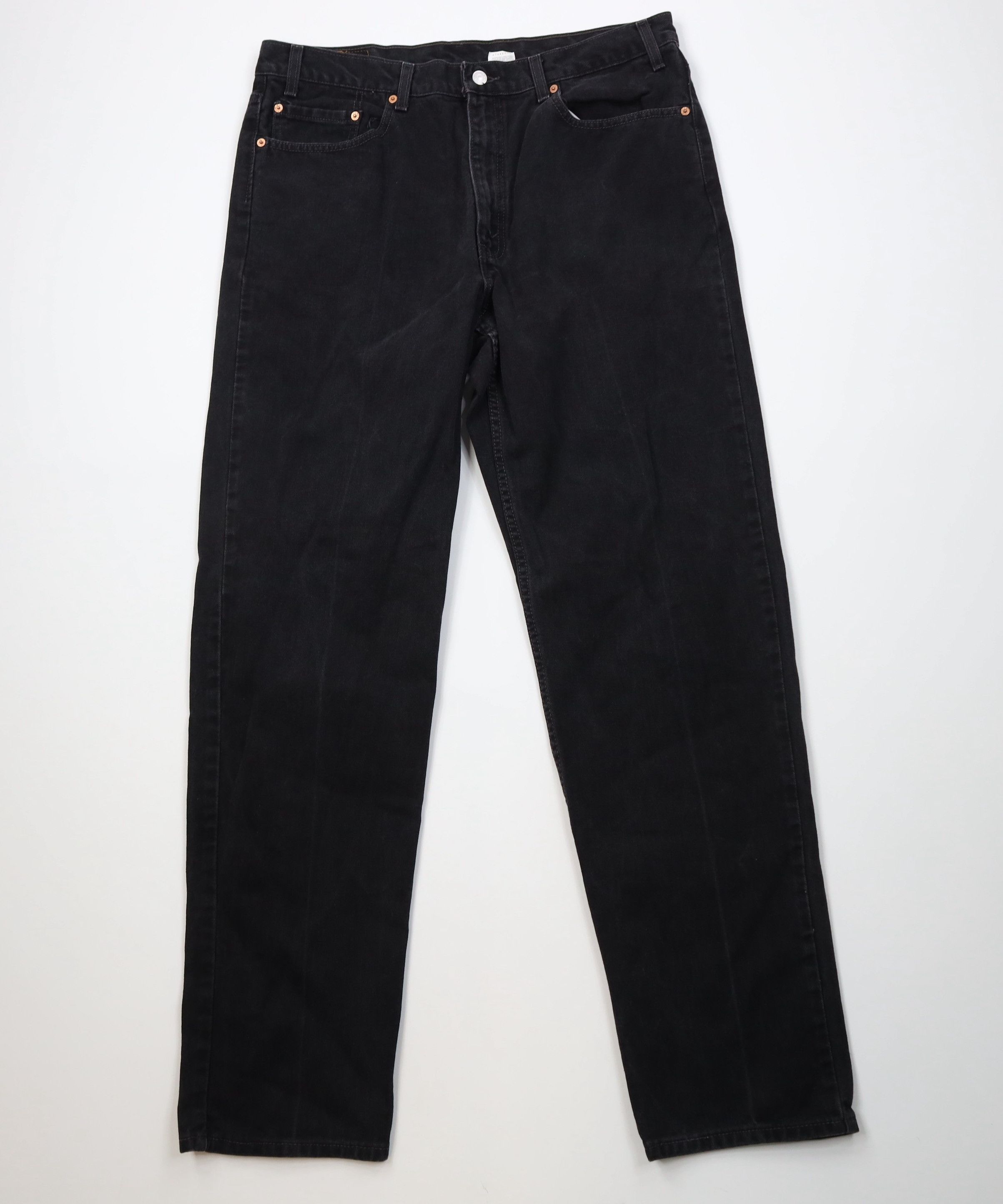 Levi's Vintage Y2K Levis 550 Relaxed Fit Denim Jeans Black Cotton Size US 38 / EU 54 - 1 Thumbnail