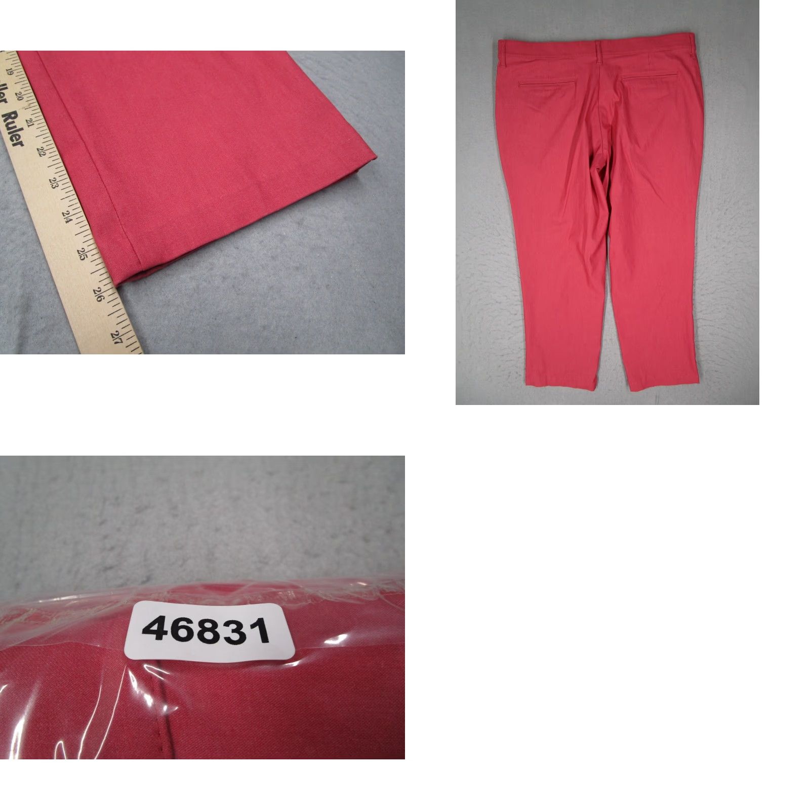 Mizzen+Main Mizzen Main Pants Mens 36 Red Flat Front 5 Pocket Performance Chino Size US 36 / EU 52 - 8 Thumbnail