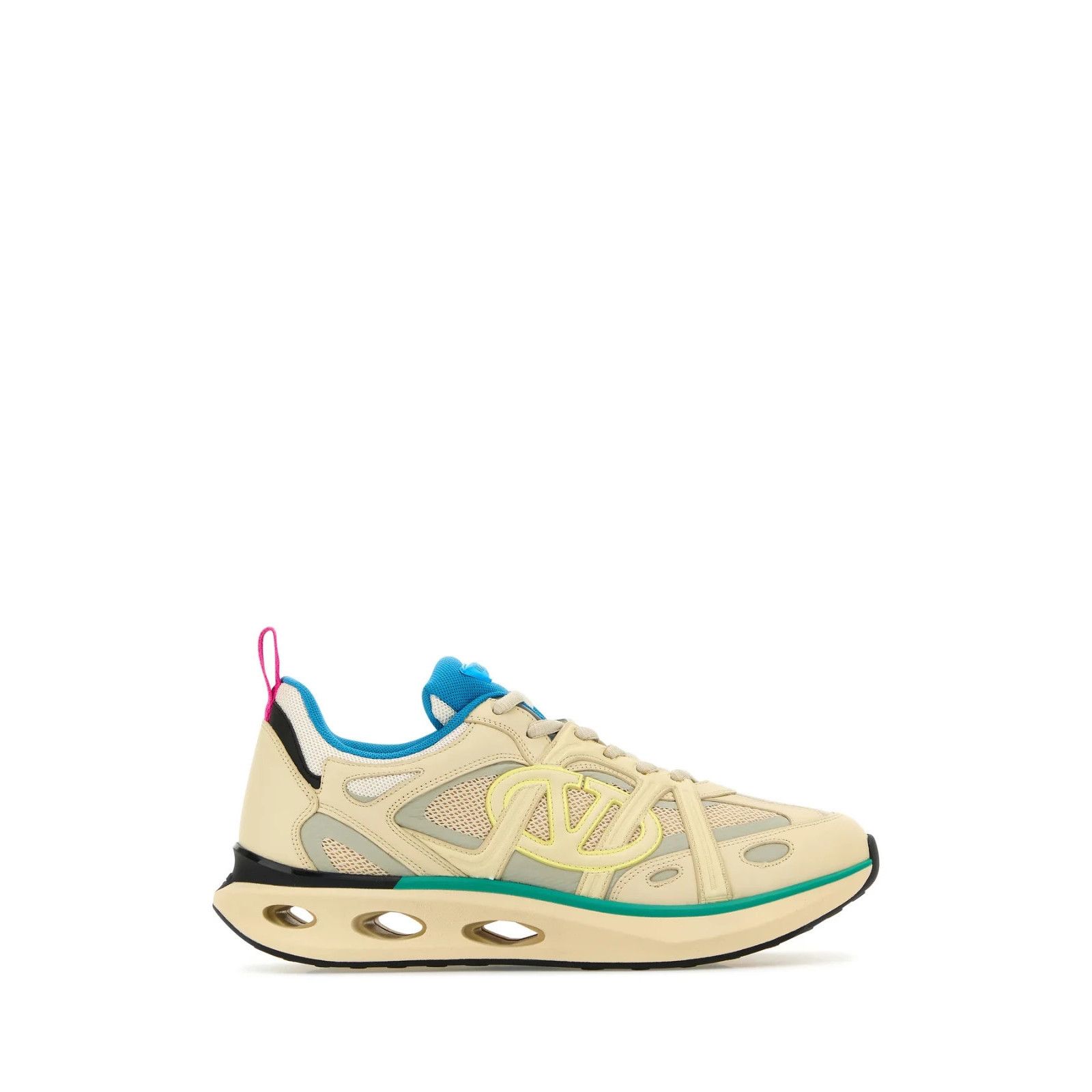 VALENTINO GARAVANI EasyJog Multicolor Leather And Fabric Sne
