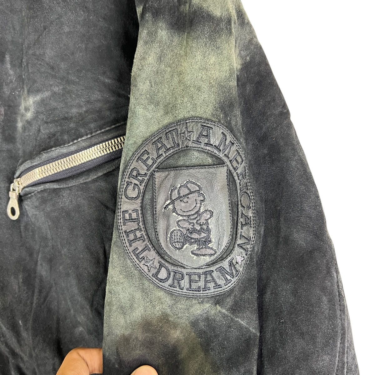 🔥 ICEBERG PEANUTS LEATHER JACKET MADE IN ITALY