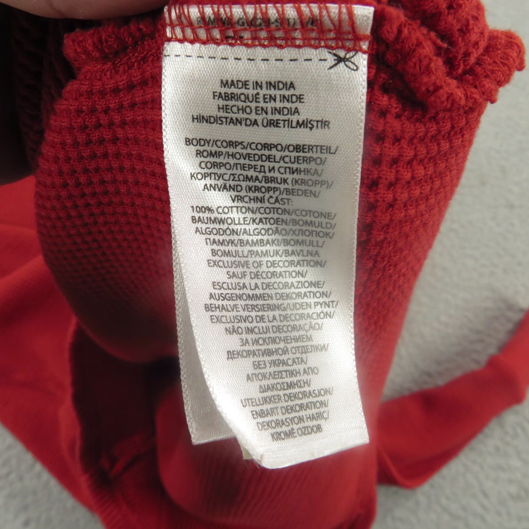 Polo Ralph Lauren Polo Ralph Lauren Hoodie Mens XL Red Waffle Thermal Pony Pullover Sweatshirt Sweater Knit Crew Neck Hooded Pockets Logo Embroidered Size US M / EU 48-50 / 2 - 6 Thumbnail