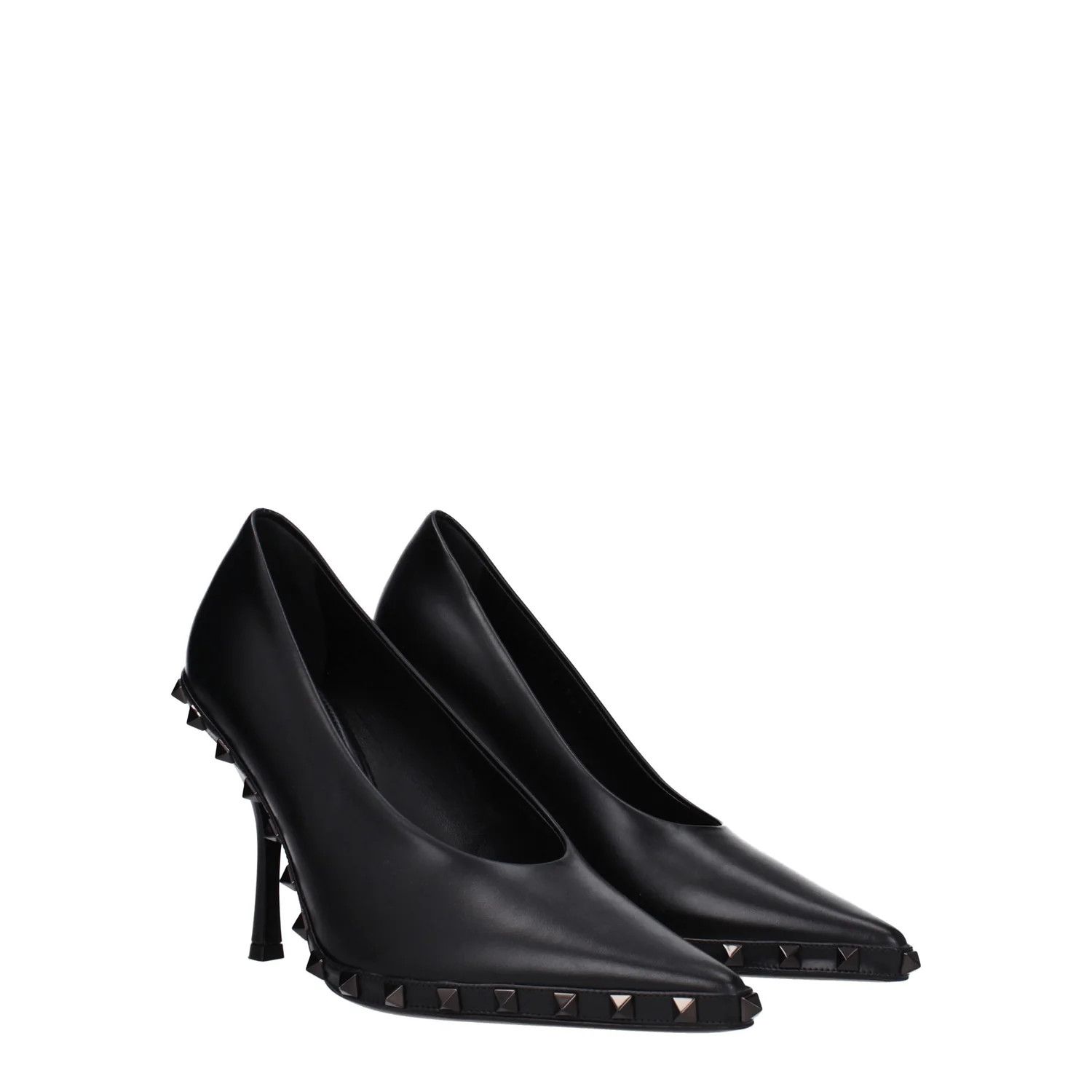 Valentino ob1o1e1224 Leather Pumps in Black Size US 8.5 / IT 38.5 - 2 Thumbnail