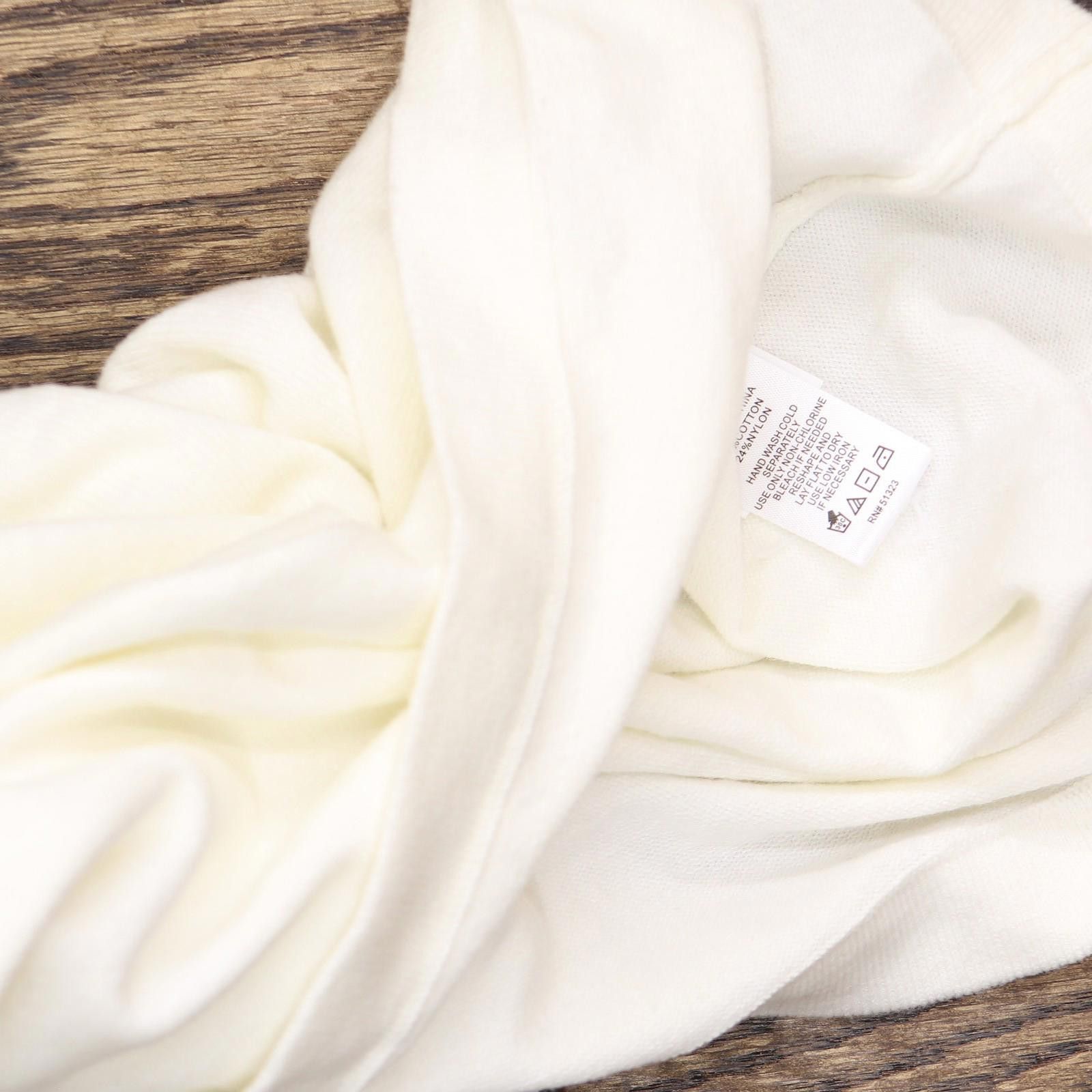 Designer Sam And Jess Puff-sleeve Sweater Top Antique Off White- Xl Size XL / US 12-14 / IT 48-50 - 5 Thumbnail