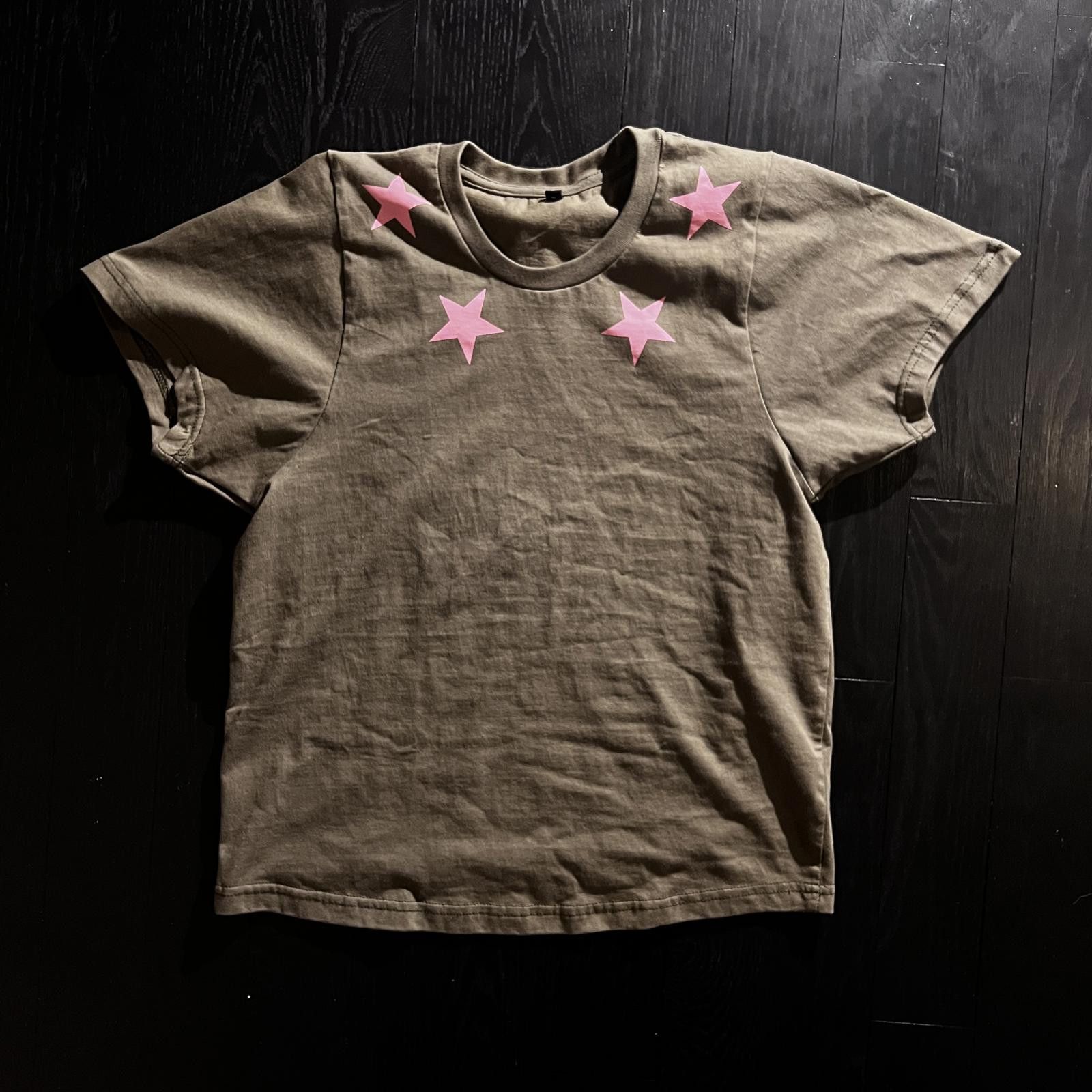 Other wastrre Star T-shirt Olive/Pink Size US S / EU 44-46 / 1 - 1 Thumbnail
