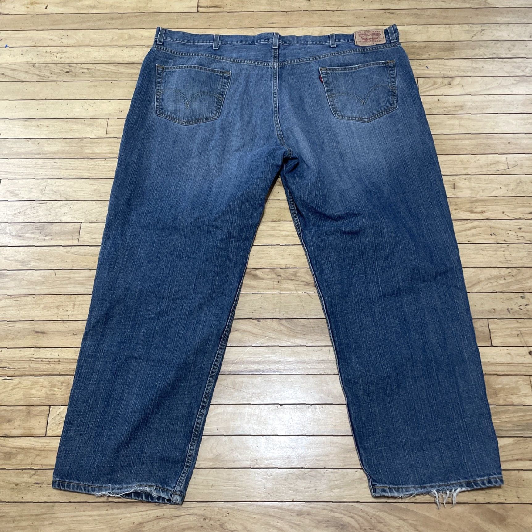 Levi's VINTAGE Levi’s Jeans 550 Jeans Men 52x30 Baggy Y2k Relaxed Fit Blue Streetwear Denim Men Size US 36 / EU 52 - 2 Thumbnail