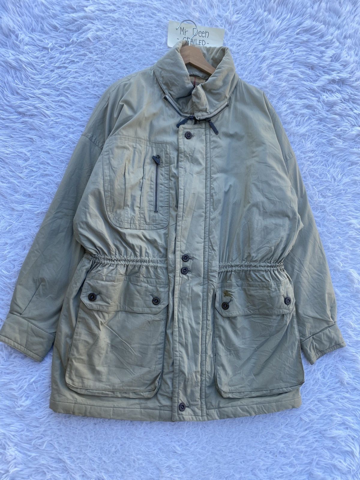 Burberry Rare Vintage 90s Burberry Parka Coat Jacket Size US L / EU 52-54 / 3 - 3 Thumbnail