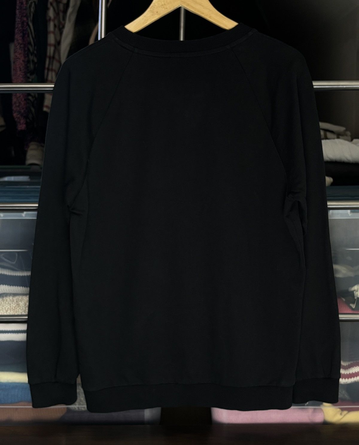Balmain Balmain Paris Logo Black Oversized Sweatshirt Size XS / US 0-2 / IT 36-38 - 4 Thumbnail