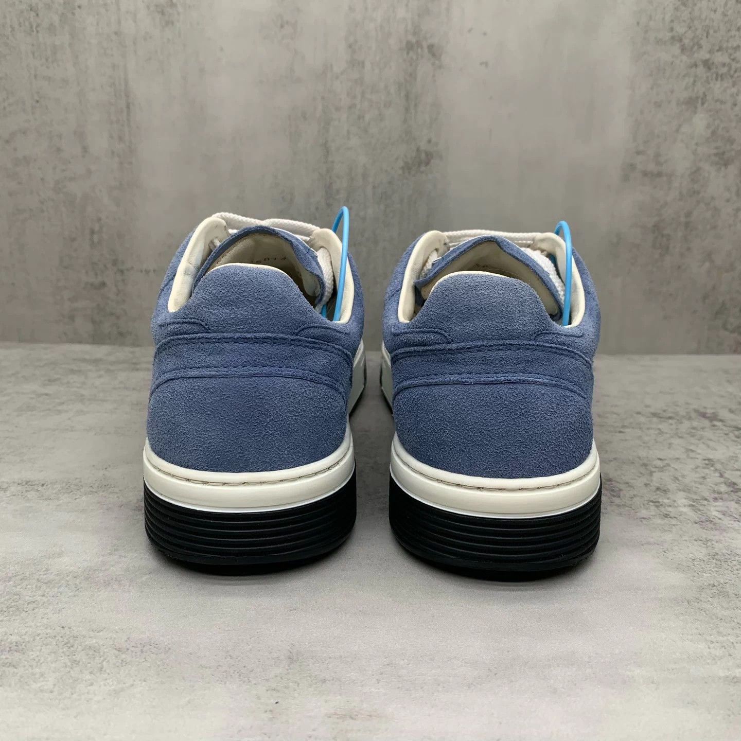 Chanel Chanel Women's Muted Blue Suede Slip-On Sneakers 38 98 New Size US 7 / IT 37 - 5 Thumbnail