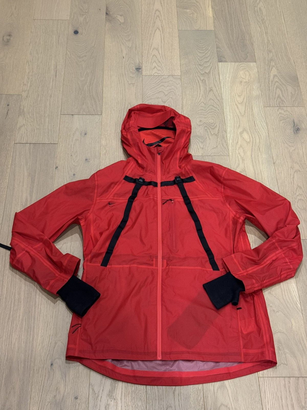 Nike x MMW (Matthew M. Williams) Light Red Rain Jacket