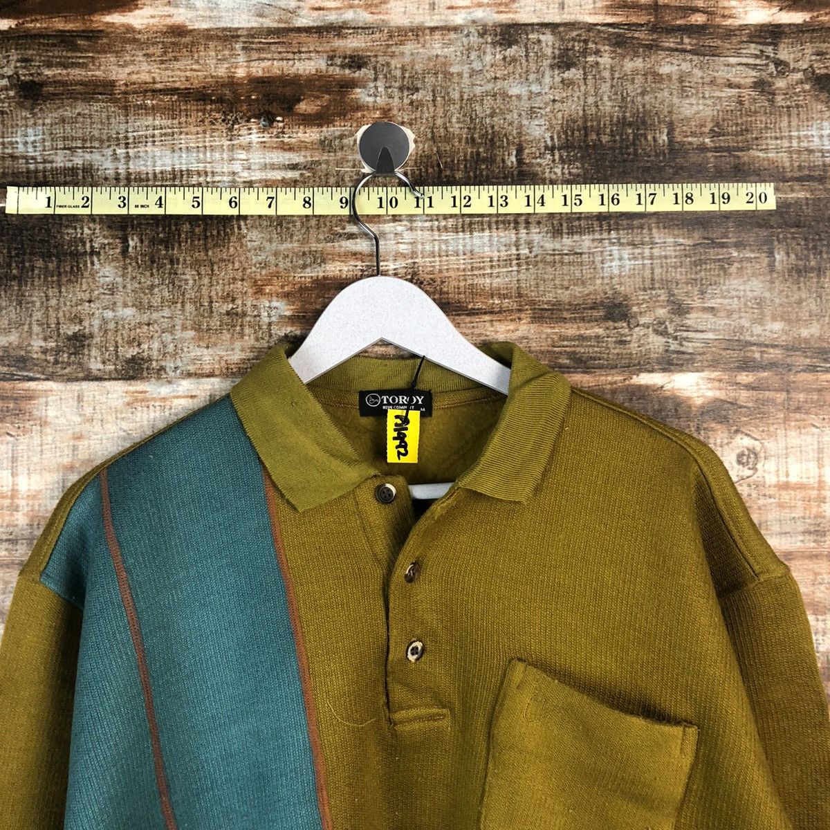 Vintage Toroy vintage sweatshirt Green Knitwear #A1992 Size US M / EU 48-50 / 2 - 4 Thumbnail