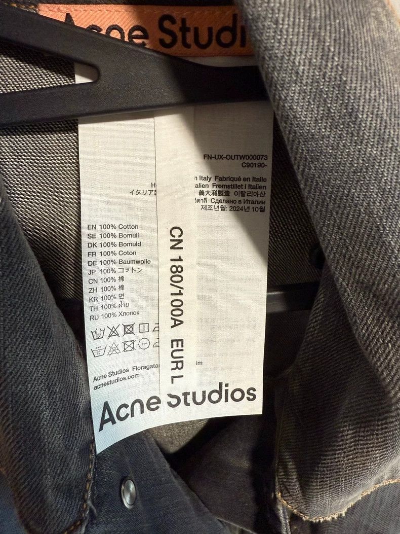 Acne Studios acne studios Grey denim jacket 2506-Nextarrow Size US L / EU 52-54 / 3 - 2 Thumbnail
