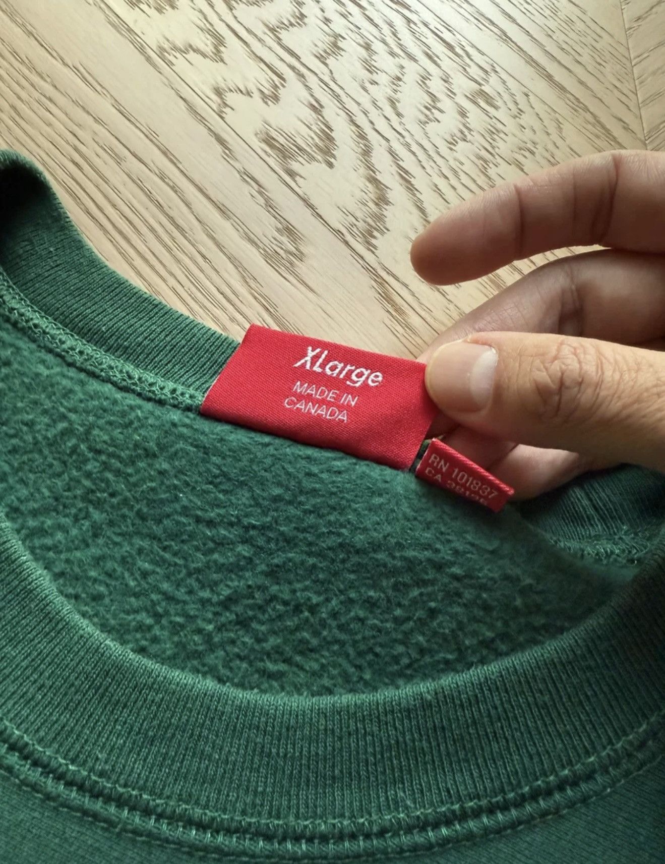 Supreme Supreme fw18 dark green box logo crewneck Size US XL / EU 56 / 4 - 4 Thumbnail