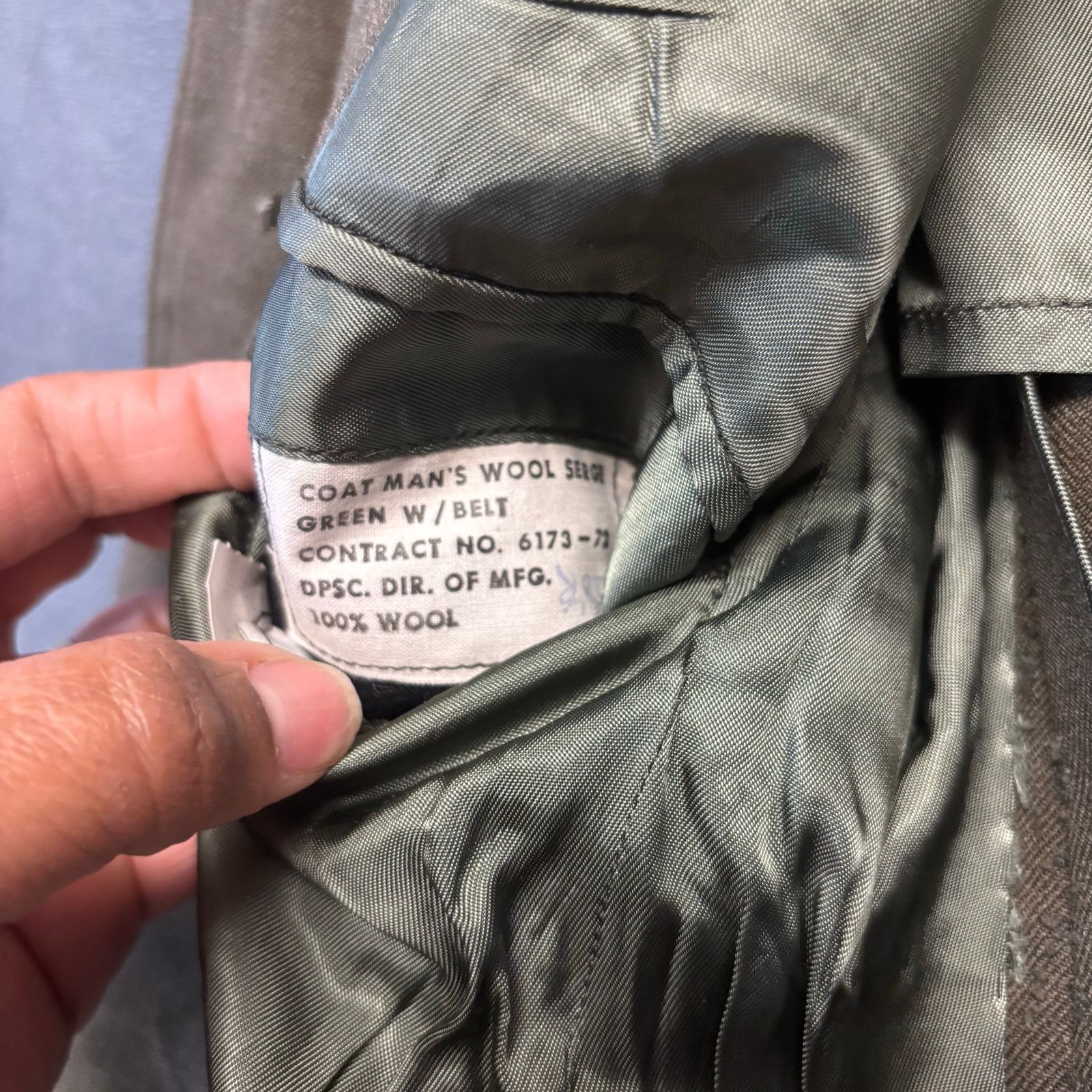 Other Vintage US Marine Corps Coat 100% Wool Serge Padded Interior Size US S / EU 44-46 / 1 - 4 Thumbnail