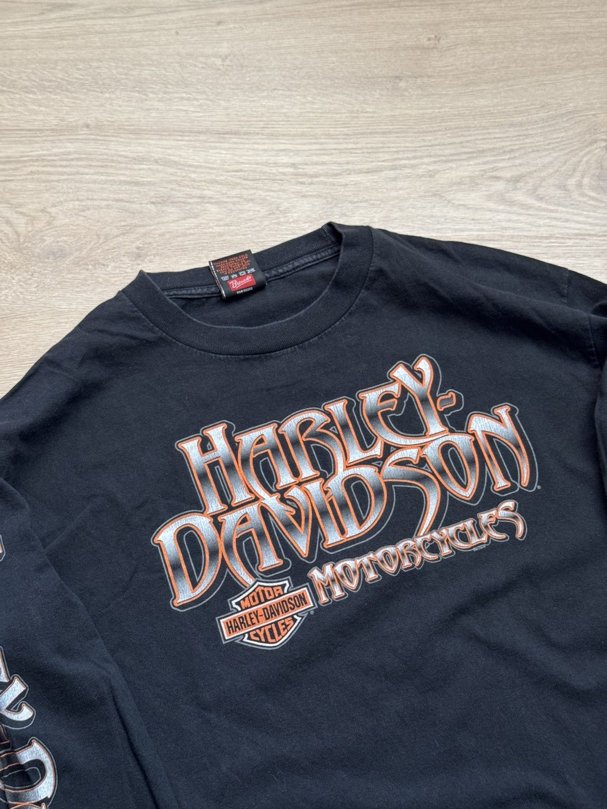 Vintage Vintage Harley Davidson Graceland y2k Faded Long Sleeve Size US L / EU 52-54 / 3 - 2 Thumbnail