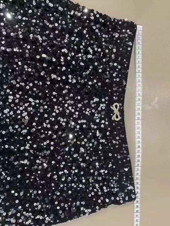 Chanel Chanel Heavy industry sequin shorts Nextarrow-2505 Size 25" / US 0 / IT 36 - 7 Thumbnail