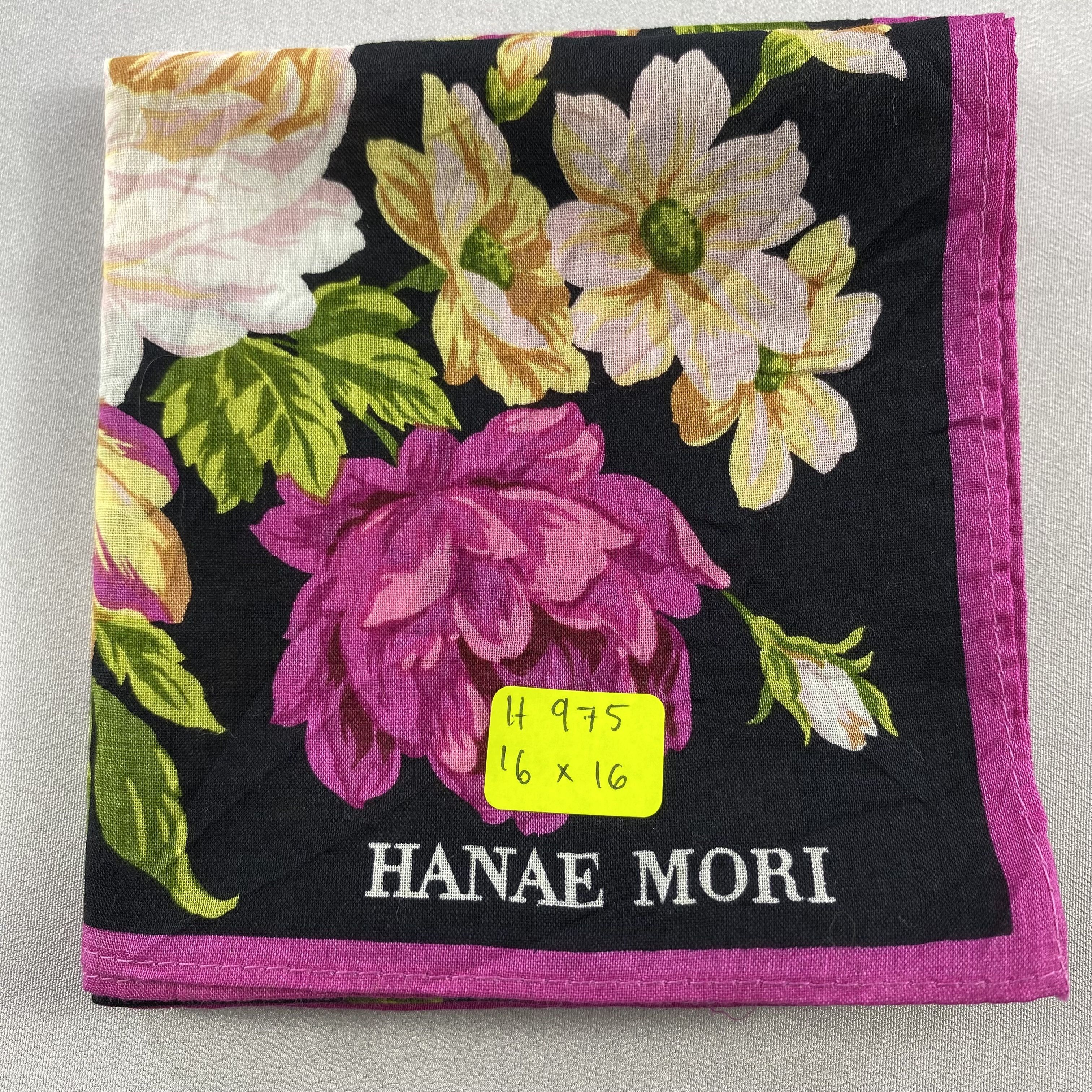 Hanae Mori × Vintage Hanae Mori Bandana/ Handkerchief / Neckerchief Size ONE SIZE - 5 Thumbnail