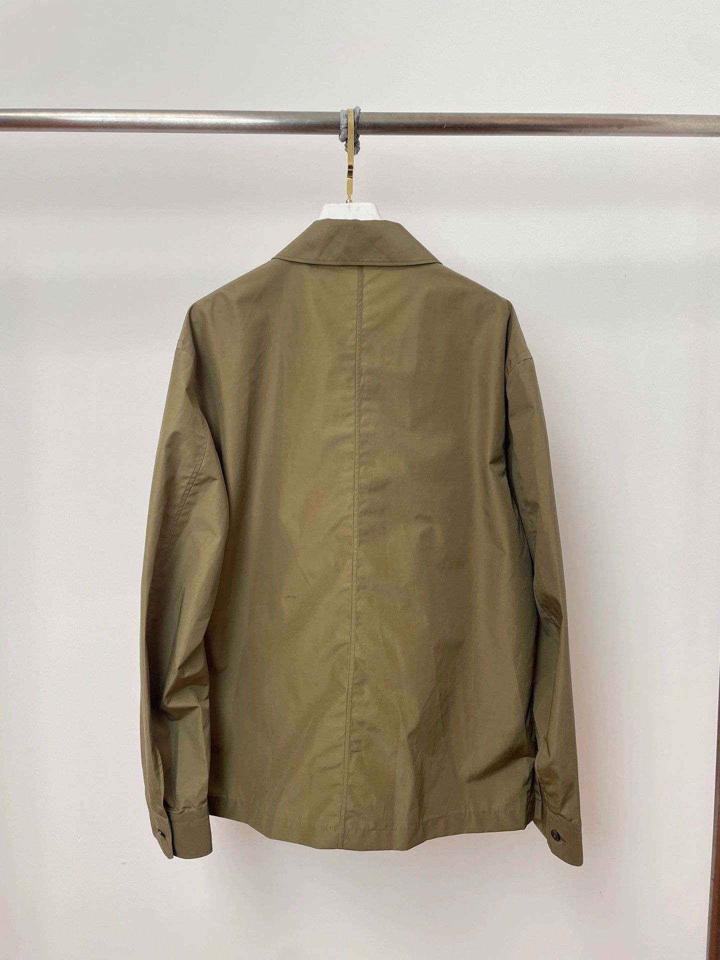 Ermenegildo Zegna Zegna Shirt-Style Nylon Single-Breasted Jacket Mature L Size US L / EU 52-54 / 3 - 2 Thumbnail
