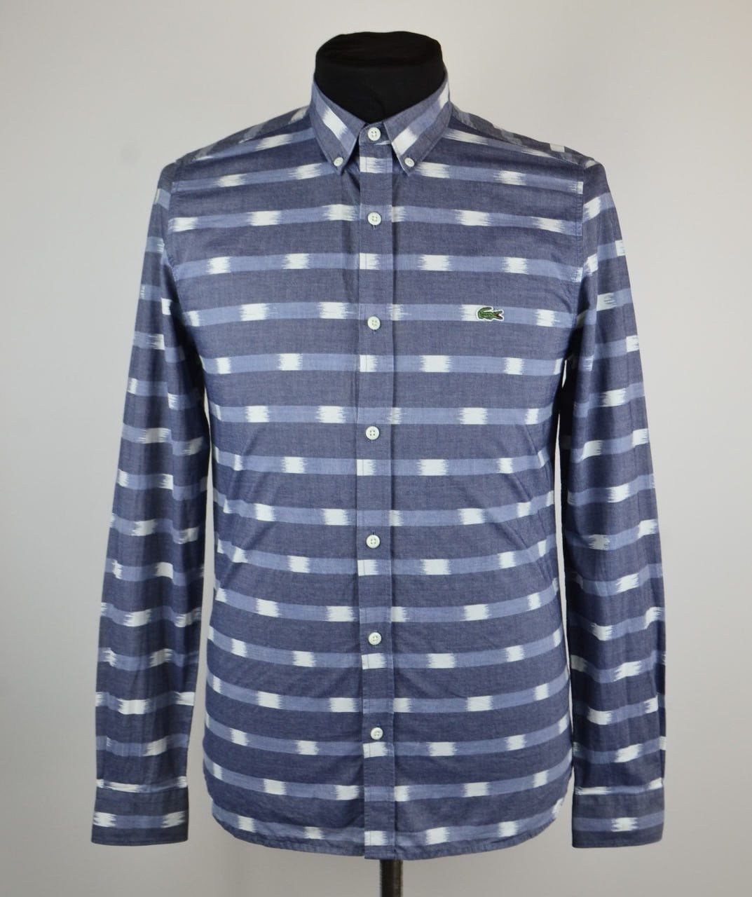 Lacoste Lacoste Live Shirt Striped Long Sleeve Size 41 Size US M / EU 48-50 / 2 - 1 Thumbnail