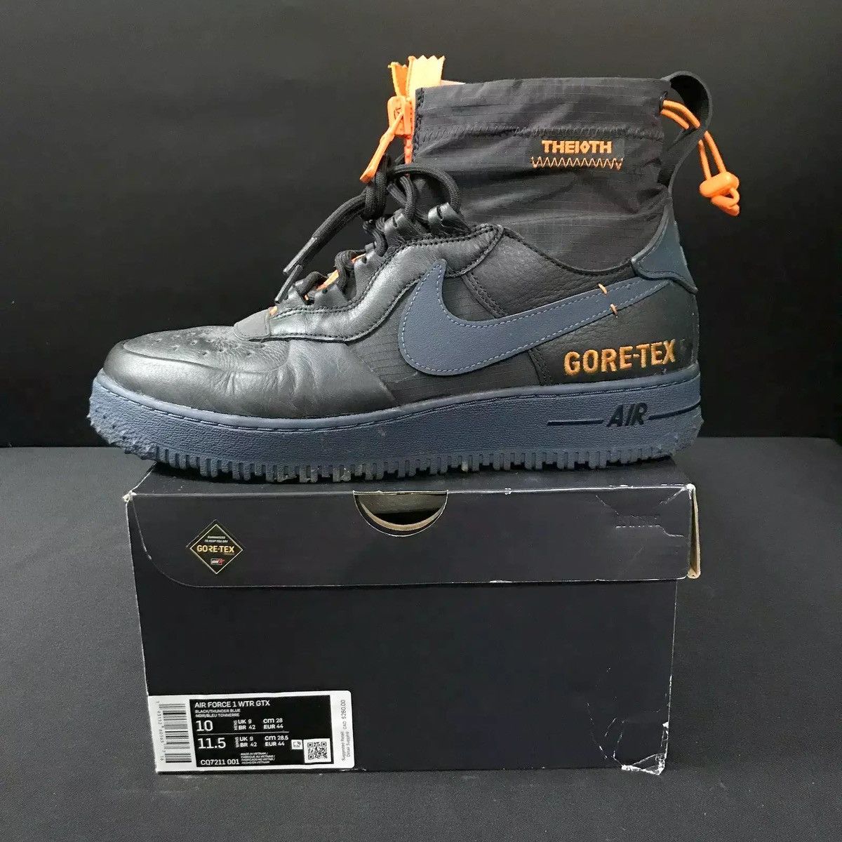 Nike Gore Tex x Nike Air Force 1 Hugh WTR ‘The 10th Size US 10 / EU 43 - 1 Thumbnail
