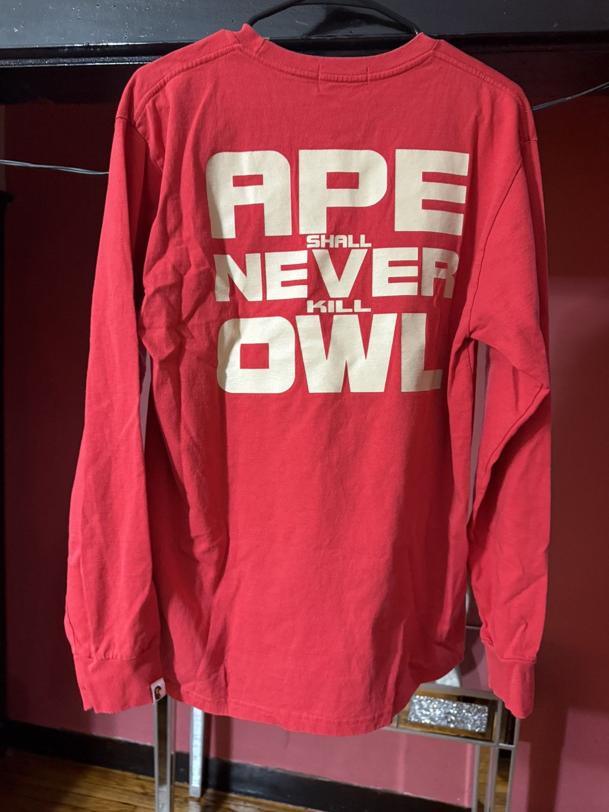 Bape × October's Very Own Bape x Ovo Long Sleeve Size Large Size US L / EU 52-54 / 3 - 3 Thumbnail