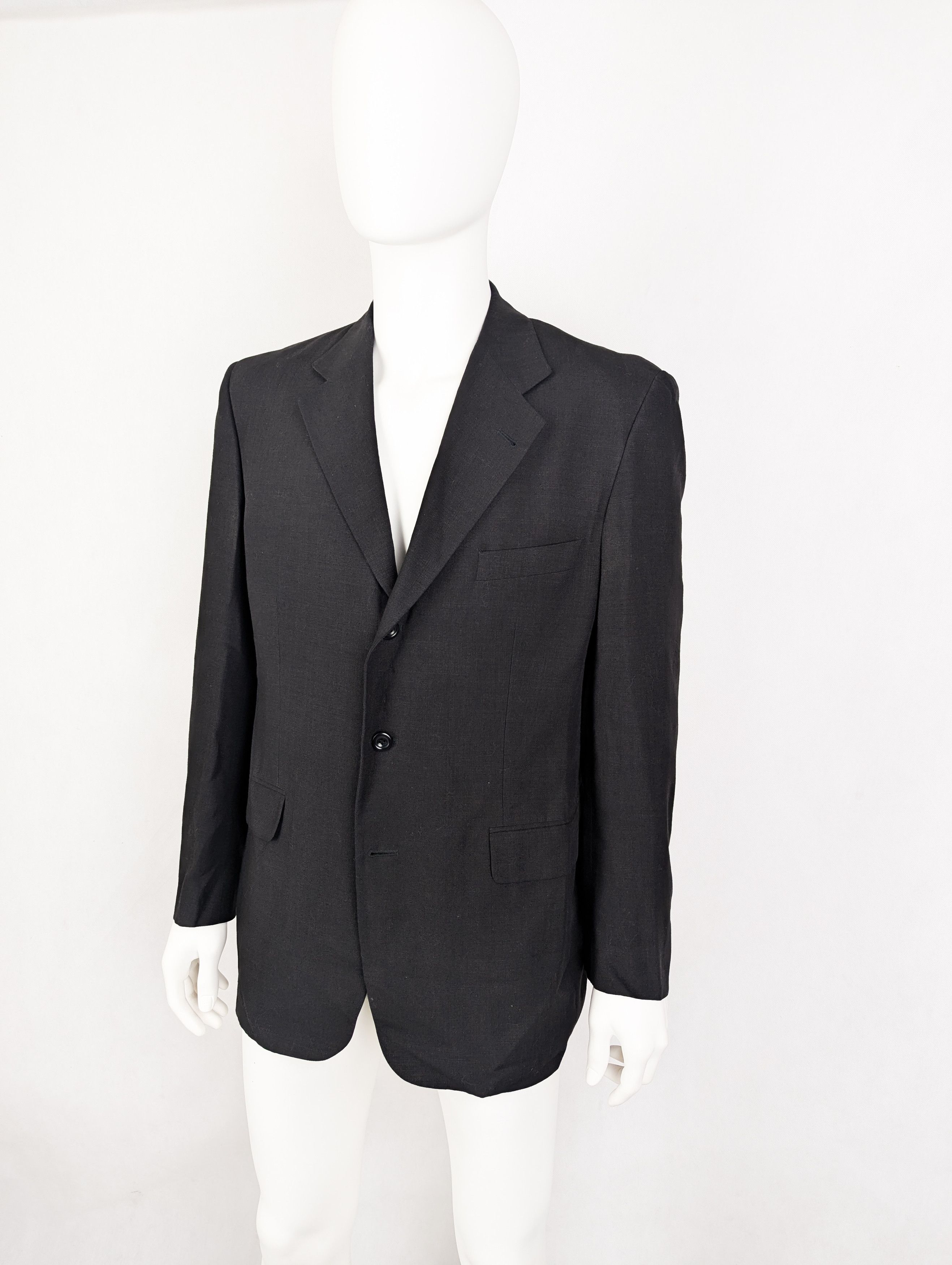 Yves Saint Laurent Yves Saint Laurent men's Jacket with linen Size 52R - 2 Thumbnail
