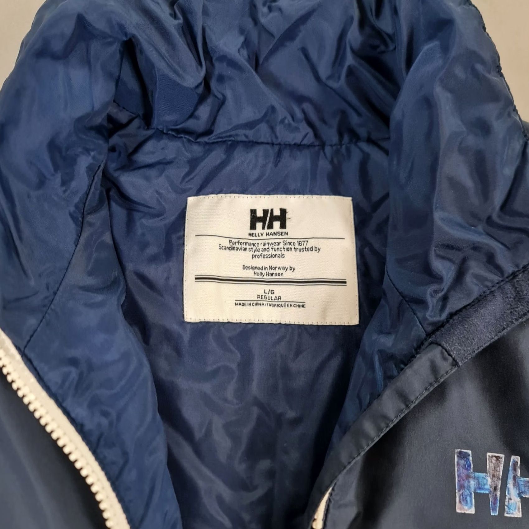 Helly Hansen Helly Hansen Mens Puffer Jacket Blue Large Lightweight Primaloft Full Zip Size US L / EU 52-54 / 3 - 5 Thumbnail
