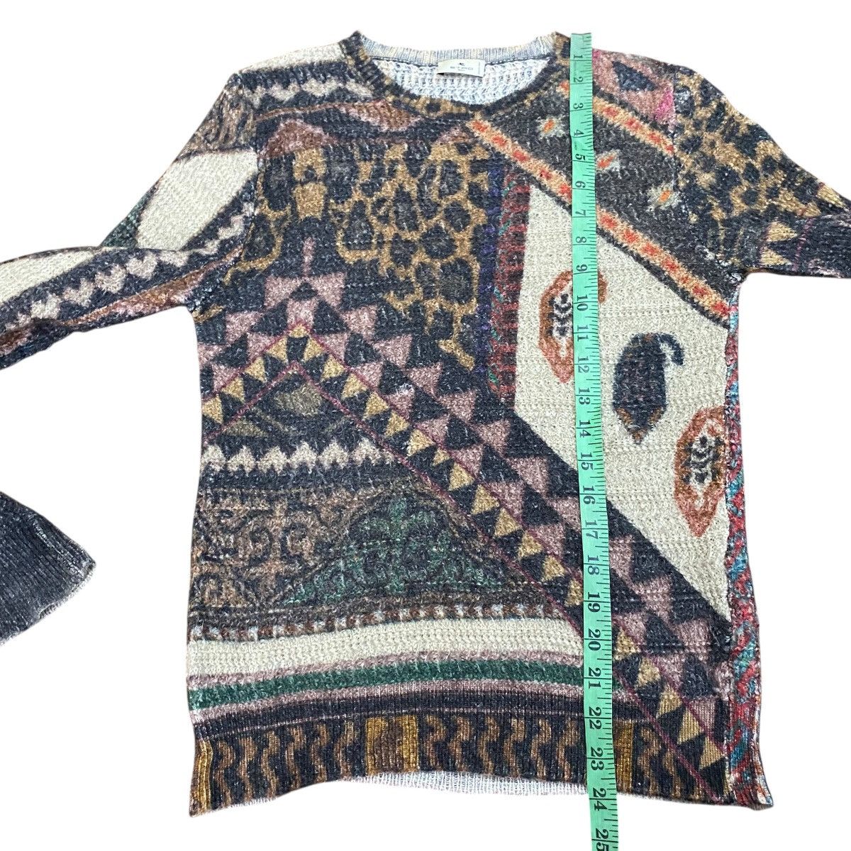 Etro Etro Multicolor Geometric and Animal Print Sweater Knit Size M / US 6-8 / IT 42-44 - 17 Thumbnail