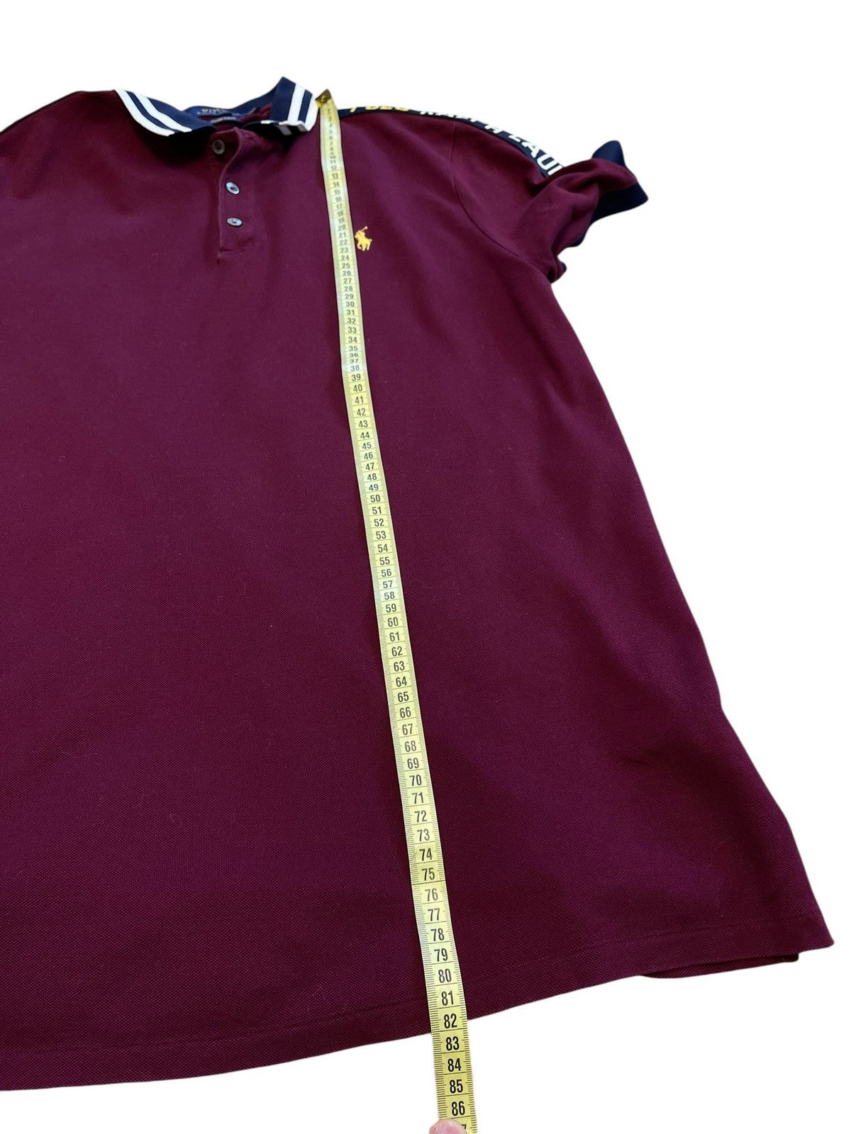 Ralph Lauren Sport Polo Ralph Lauren Cotton Custom Slim Fit Polo Shirt Burgundy Size US XL / EU 56 / 4 - 7 Thumbnail