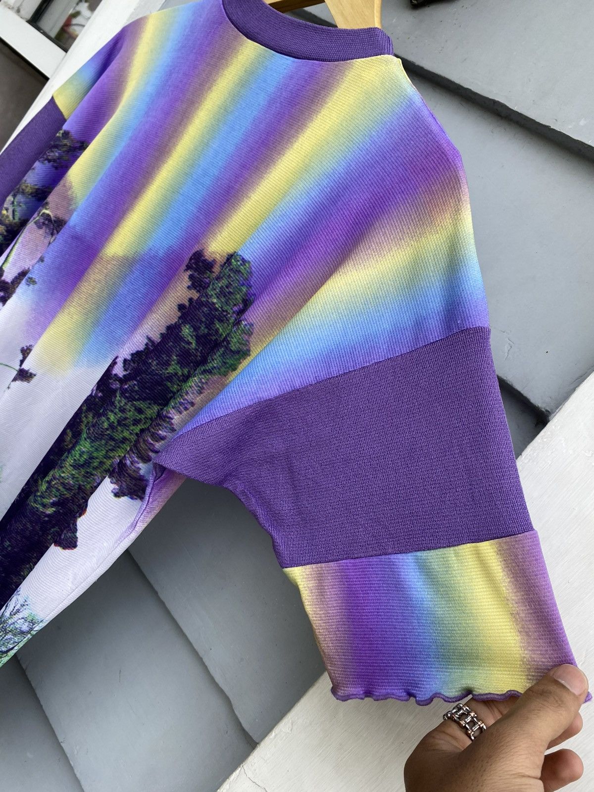 Japanese Brand × Vintage Japanese All Over Print Style Psychedelic Photograph Size XL / US 12-14 / IT 48-50 - 11 Thumbnail