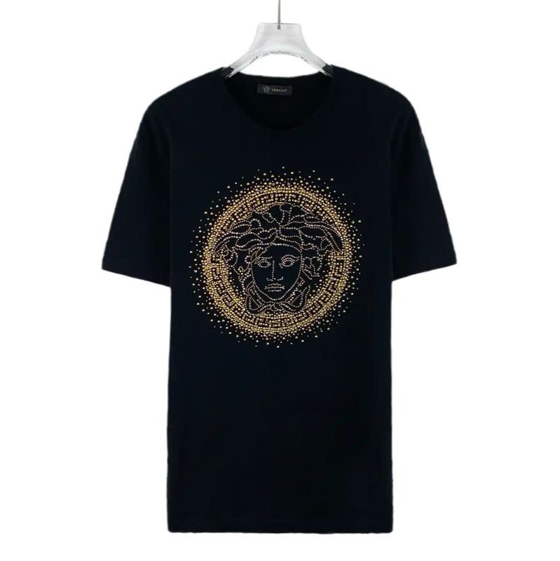 Versace Versace Black Cotton Women's T-Shirt 0089 Size M / US 6-8 / IT 42-44 - 1 Thumbnail