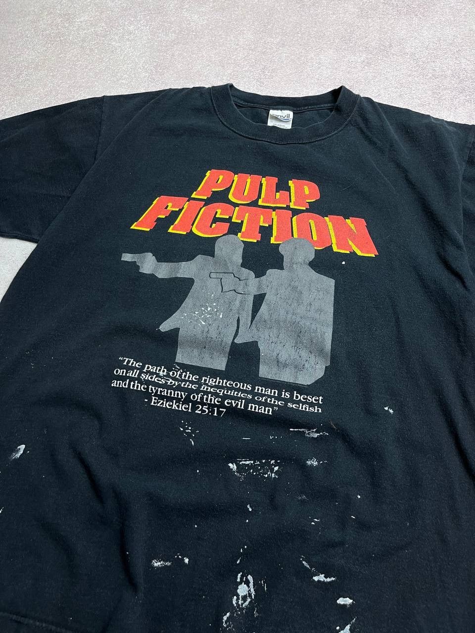 Vintage Vintage Pulp Fiction Tarantino Movie Boxy T-shirt L Size US L / EU 52-54 / 3 - 3 Thumbnail