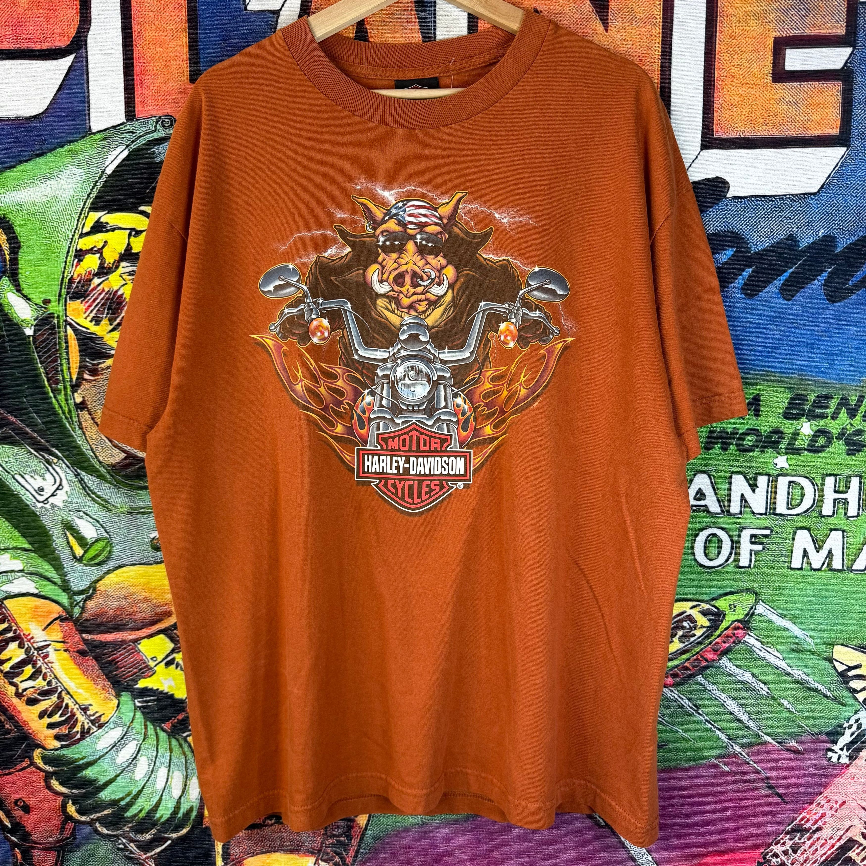 Harley Davidson Y2K Harley-Davidson Florida Heritage Cycles Tee Size XL Size US XL / EU 56 / 4 - 1 Thumbnail