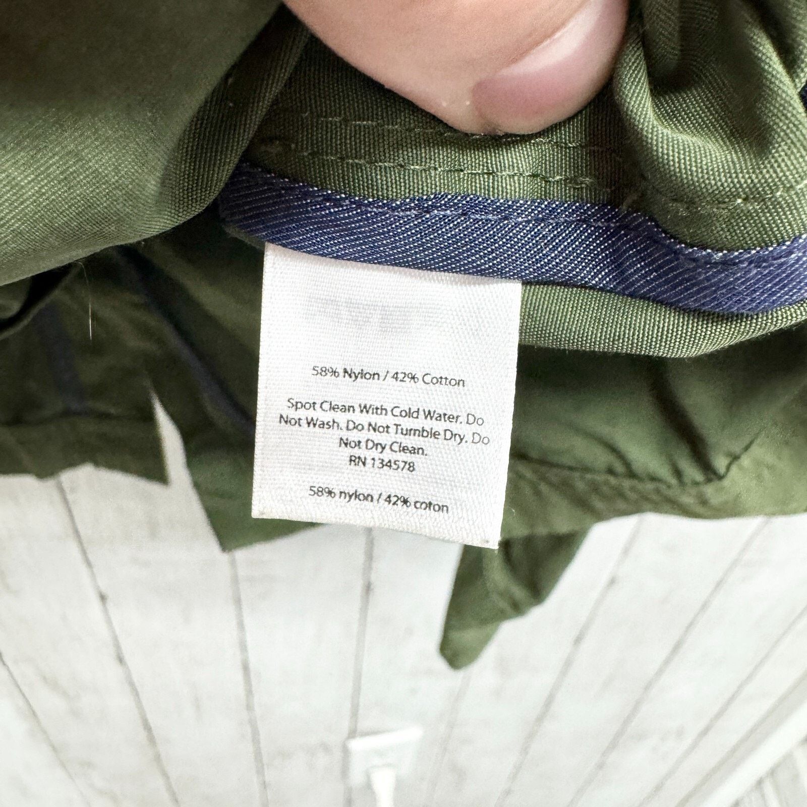 Vineyard Vines Vineyard Vines SM Waxed Canvas Safari Jacket Utility Green Size S / US 4 / IT 40 - 3 Thumbnail