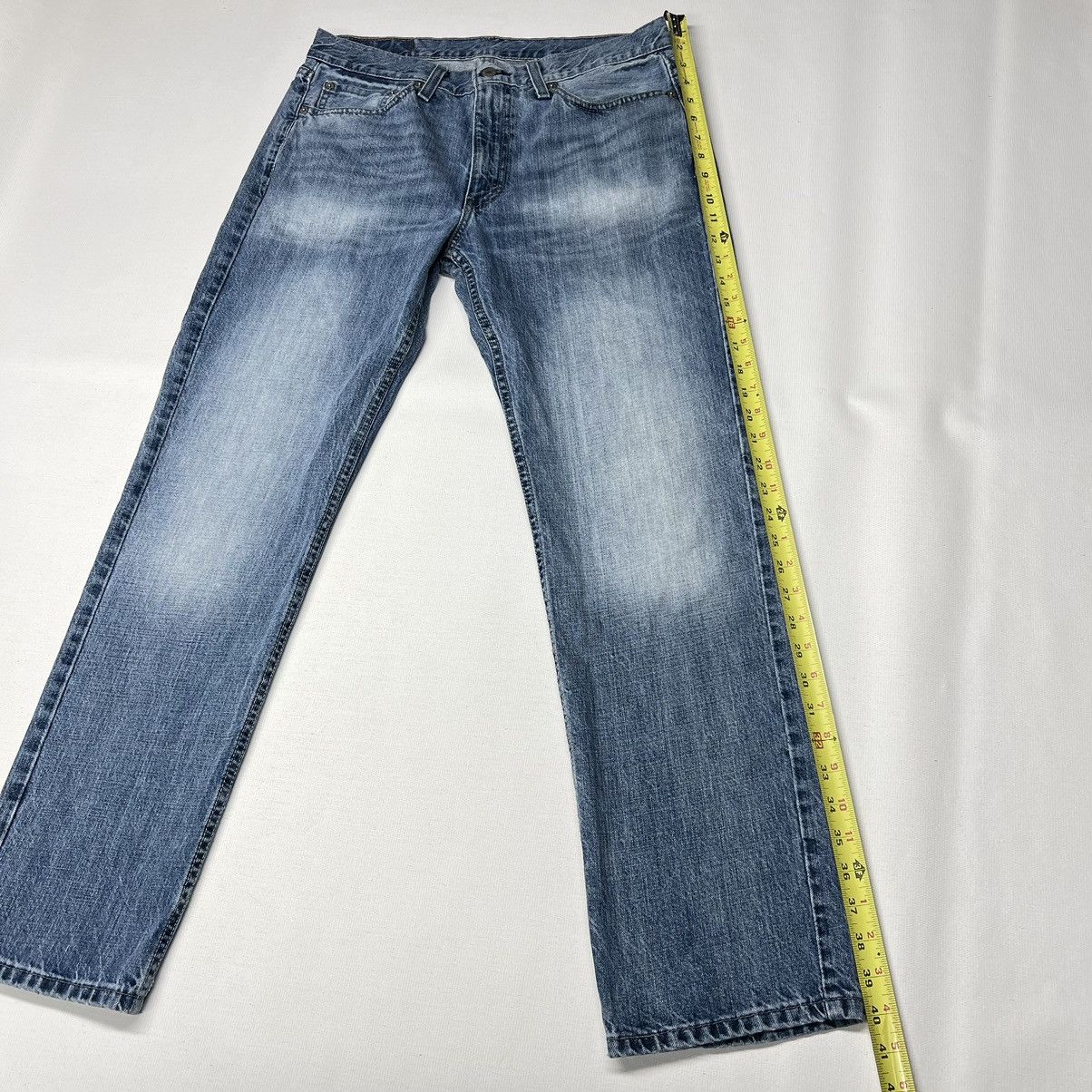 Levi's Levis 514 Jeans Straight Fit Regular Blue Faded Denim Size US 32 / EU 48 - 17 Thumbnail