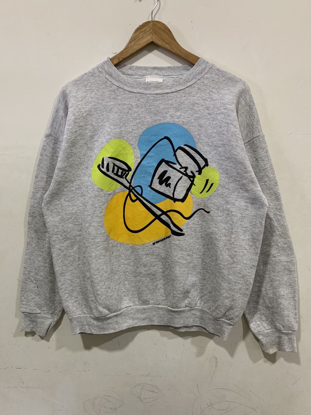 Tultex Vintage Becker Parkin Art Crewneck Size US L / EU 52-54 / 3 - 2 Thumbnail