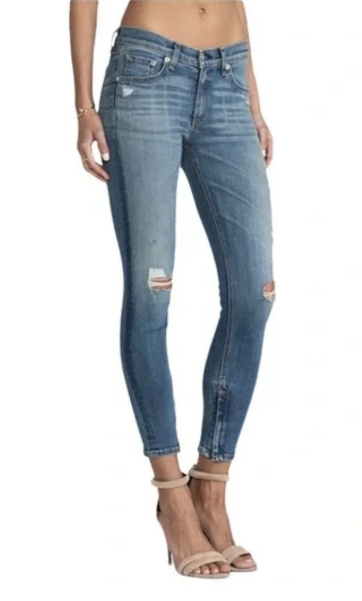 Rag & Bone Rag & Bone 🇺🇸 Zipper Ankle Shredded blowout Capri Jeans 30 Size 30" / US 8 / IT 44 - 8 Thumbnail