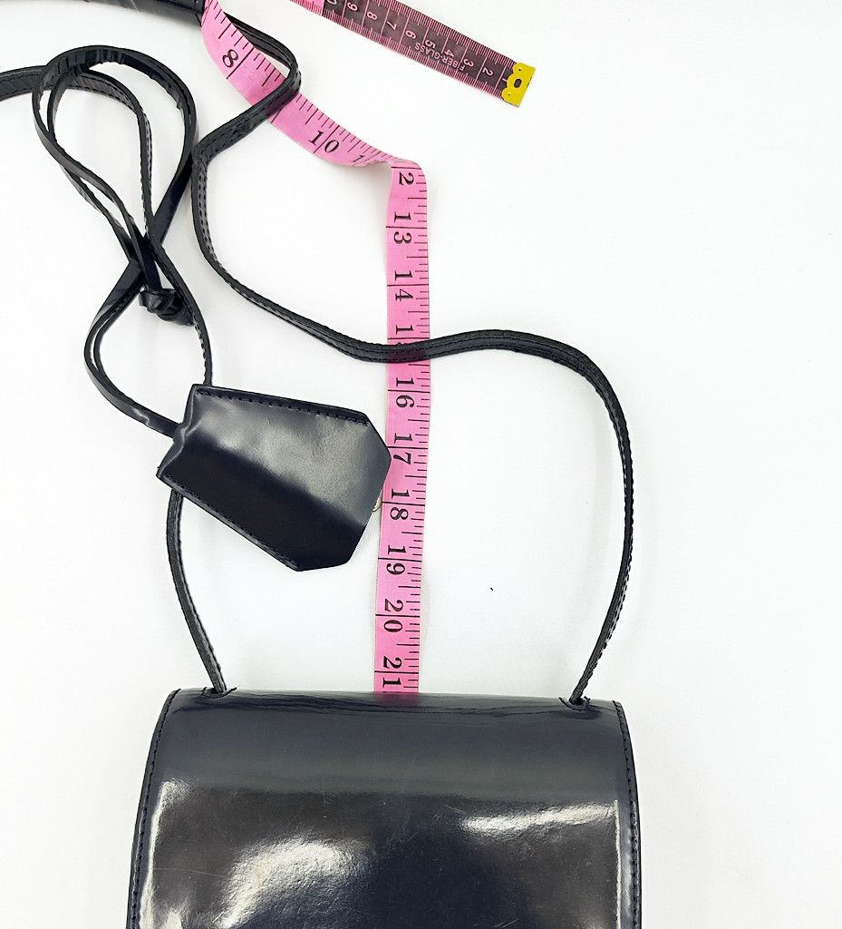 Marques'Almeida MARQUES ALMEIDA full leather glossy sling bag Size ONE SIZE - 10 Thumbnail