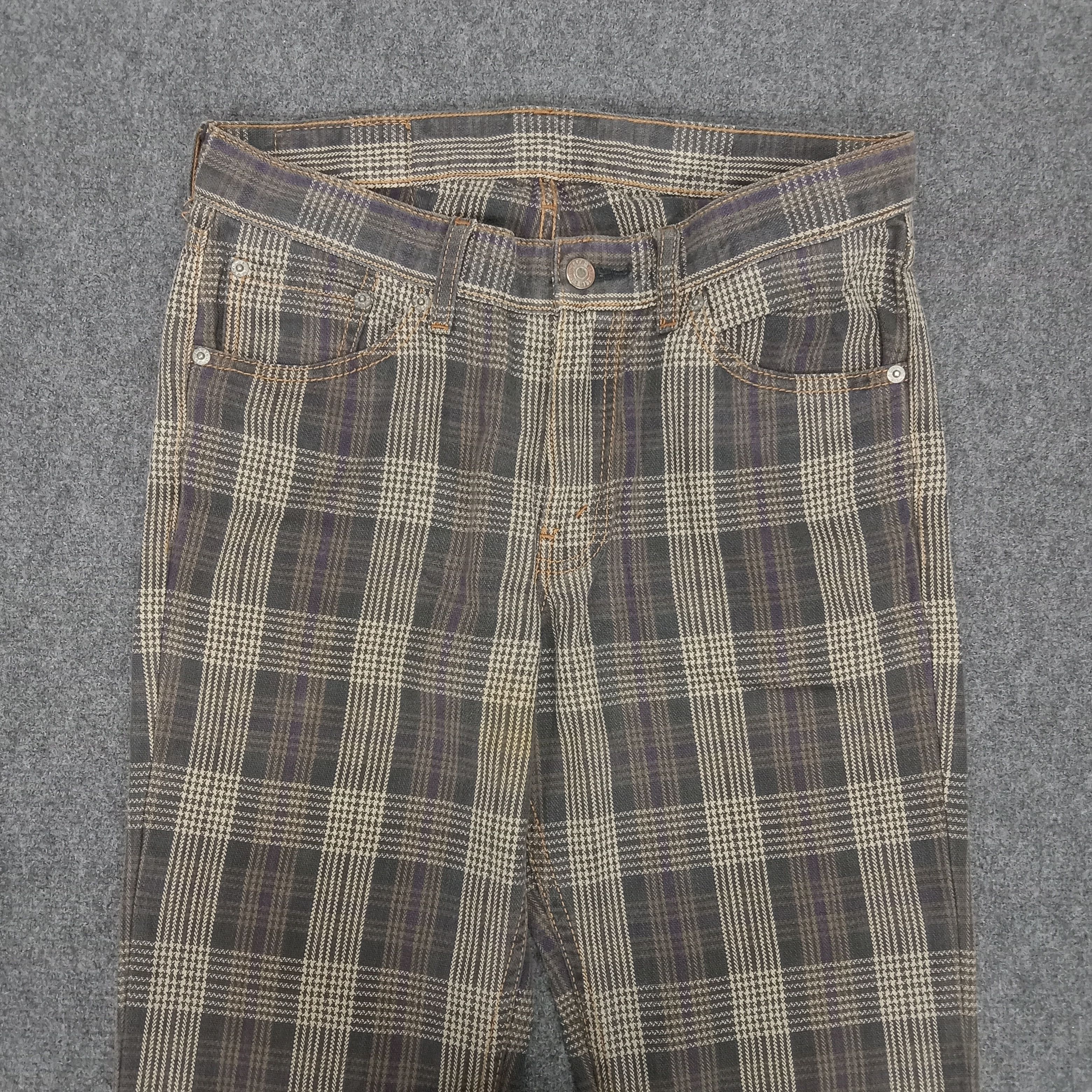 Levi's × Vintage Levi's 517 Tattersall Patern American Jeans Pants Size US 31 - 2 Thumbnail