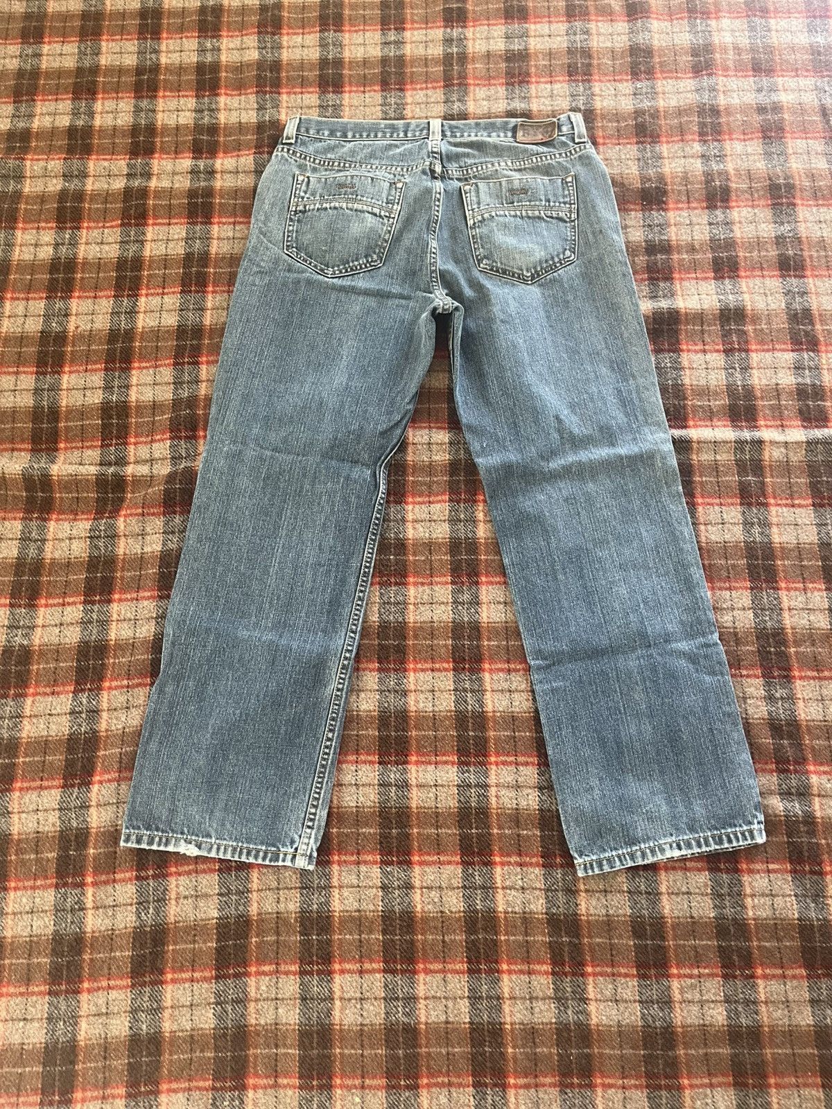 Rsq Vintage 2000’s Skater Grunge Destressed RSQ Y2K Denim Jeans Size US 32 / EU 48 - 10 Thumbnail
