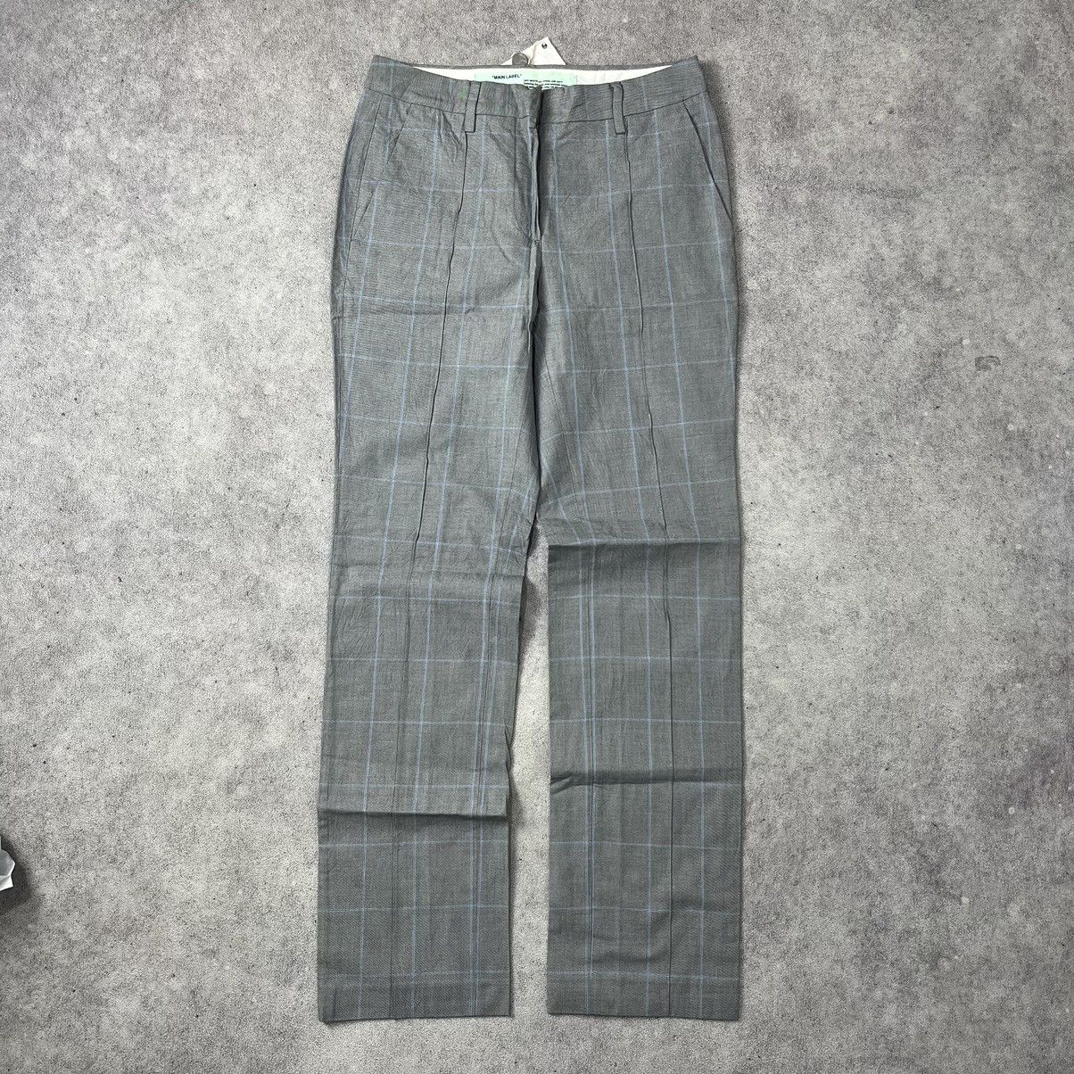 Off-White × Virgil Abloh Off white tartan pants Size 40" / US 18 - 1 Thumbnail