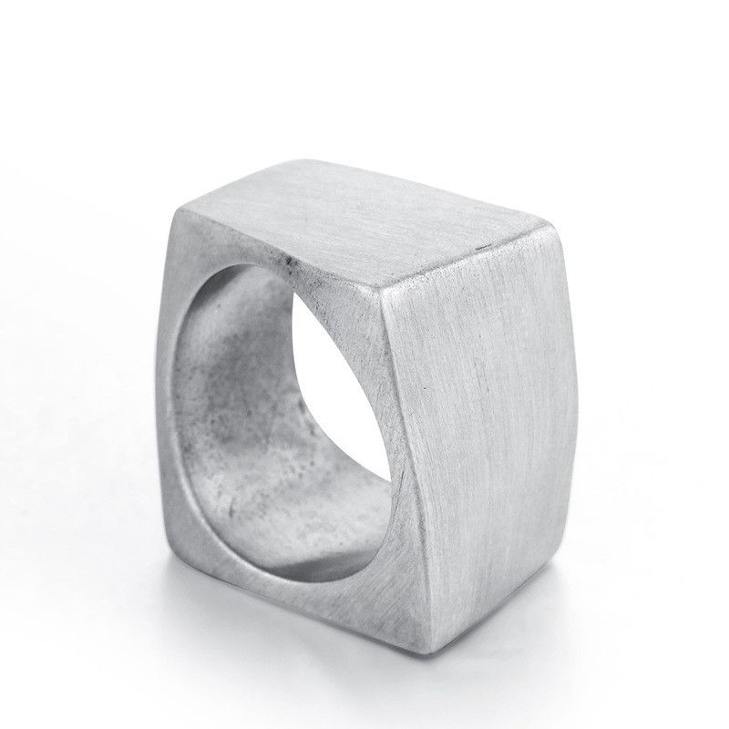 Vintage SIZE 10 Stainless Steel Viking Hammer Ring Size ONE SIZE - 2 Thumbnail